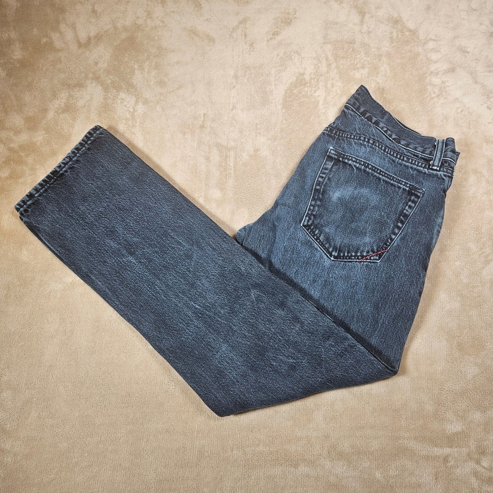 Banana Republic Vintage Straight Jeans Mens 31x30 Dark Wash Blue 100% Cotton